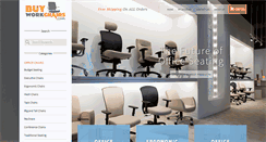 Desktop Screenshot of buyworkchairs.com